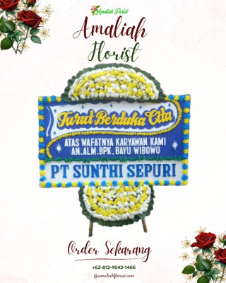 Papan Bunga Duka di Payung Sekaki