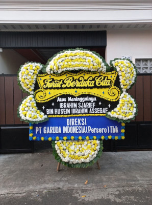 Papan Bunga Duka di Payung Sekaki
