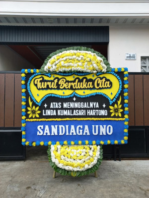Papan Bunga Duka di Payung Sekaki